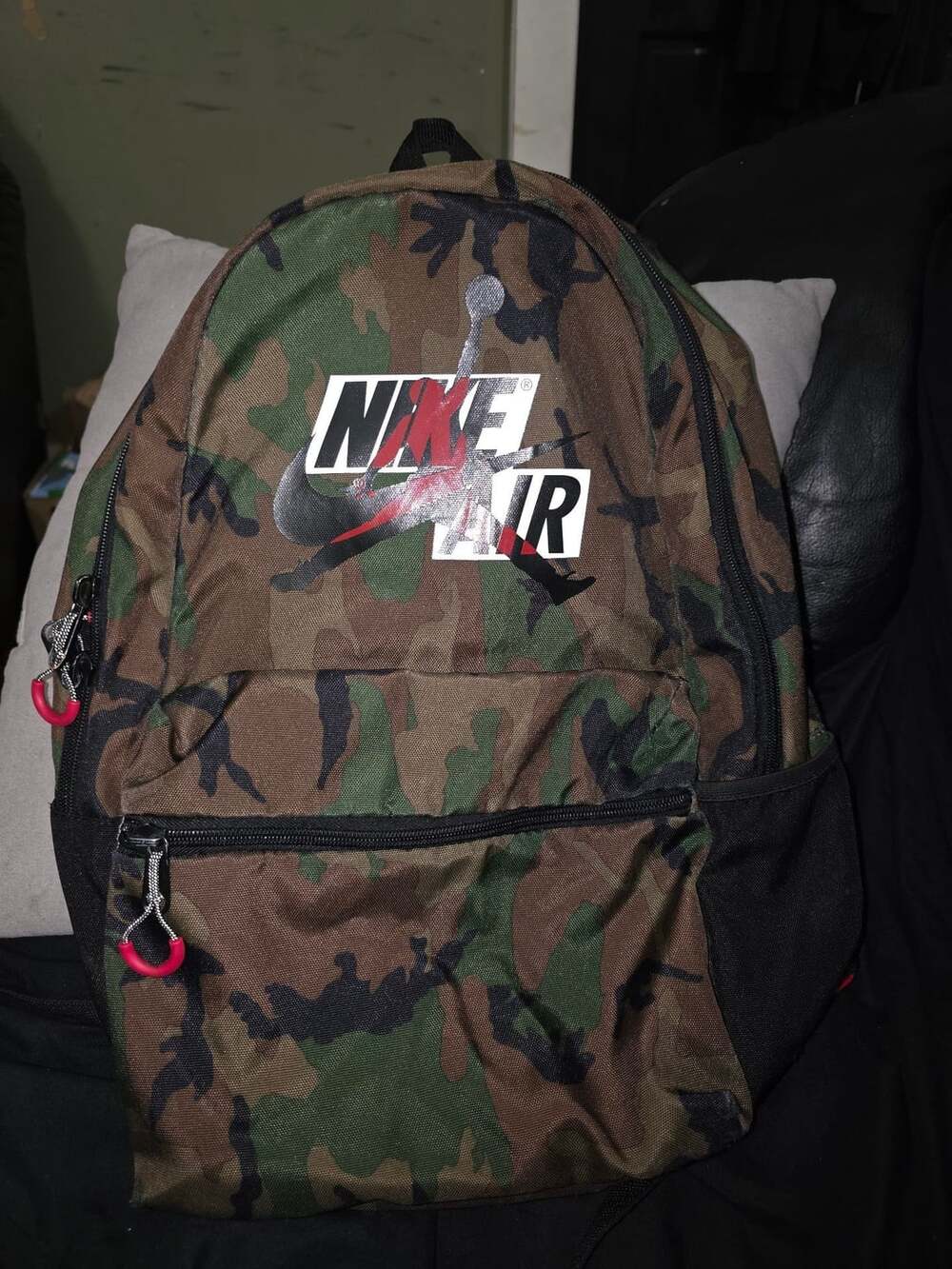 NIKE BOY'S - JUMPMAN CAMO BACKPACK - CAMO GREEN 9A0381 650
